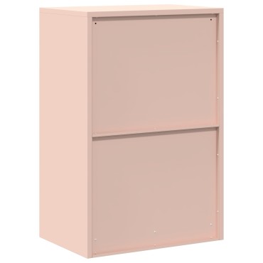 vidaXL Ντουλάπι αποθήκευσης Ροζ 60x40x90cm Ατσάλι 1 τεμ.