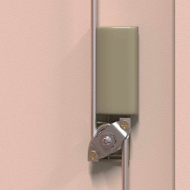 vidaXL Ντουλάπι αποθήκευσης Ροζ 60x40x90cm Ατσάλι 1 τεμ.