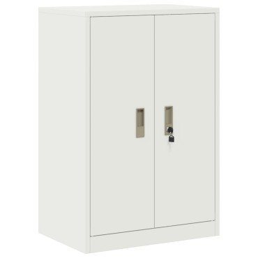 vidaXL Ντουλάπι αποθήκευσης Λευκός 60x40x90cm Ατσάλι 1 τεμ.