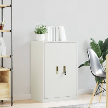 vidaXL Ντουλάπι αποθήκευσης Λευκός 60x40x90cm Ατσάλι 1 τεμ.