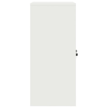 vidaXL Ντουλάπι αποθήκευσης Λευκός 60x40x90cm Ατσάλι 1 τεμ.
