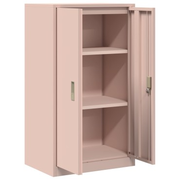 vidaXL Ντουλάπι αποθήκευσης Ροζ 60x40x90cm Ατσάλι 1 τεμ.