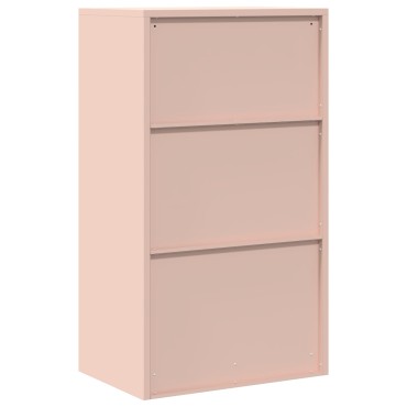 vidaXL Ντουλάπι αποθήκευσης Ροζ 60x40x90cm Ατσάλι 1 τεμ.