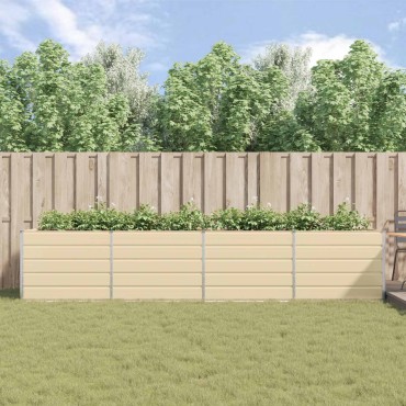 vidaXL Γλάστρα Ελεφαντόδοντο 385 x 100 x 75 εκ Γαλβανισμένος Χάλυβας