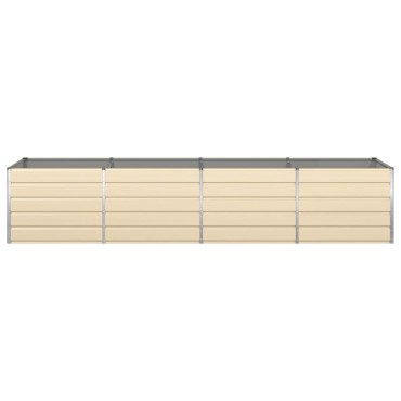 vidaXL Γλάστρα Ελεφαντόδοντο 385 x 100 x 75 εκ Γαλβανισμένος Χάλυβας
