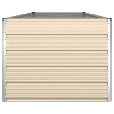 vidaXL Γλάστρα Ελεφαντόδοντο 385 x 100 x 75 εκ Γαλβανισμένος Χάλυβας