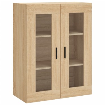 vidaXL Ντουλάπι Sonoma δρυς 69,5x34x180cm από Επεξεργασμένο Ξύλο 1 τεμ.