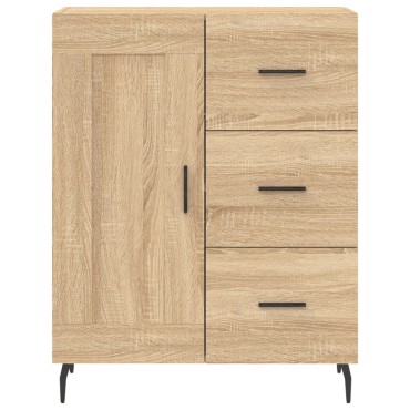 vidaXL Ντουλάπι Sonoma δρυς 69,5x34x180cm από Επεξεργασμένο Ξύλο 1 τεμ.