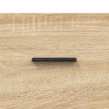 vidaXL Ντουλάπι Sonoma δρυς 69,5x34x180cm από Επεξεργασμένο Ξύλο 1 τεμ.