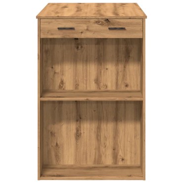 vidaXL Τραπέζι Μπαρ Αρτισιανή Δρυς 102x70x103,5cm Επεξ. Ξύλο 1 τεμ.
