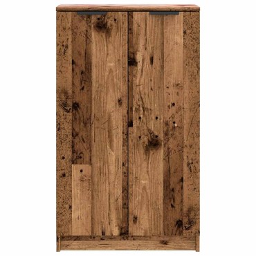 vidaXL Παπουτσοθήκη Όψη Παλαιού Ξύλου 59x35x100,5cm Επεξ. Ξύλο