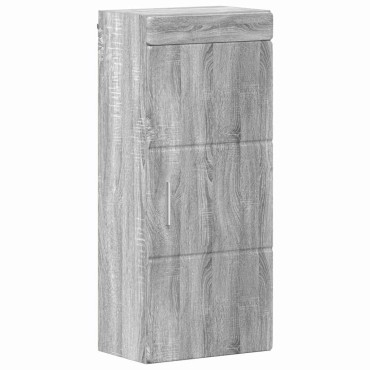 vidaXL Σετ Επίπλων Μπάνιου TULUM 4 τεμ. Γκρίζο Σονομα 60x34x63 εκ