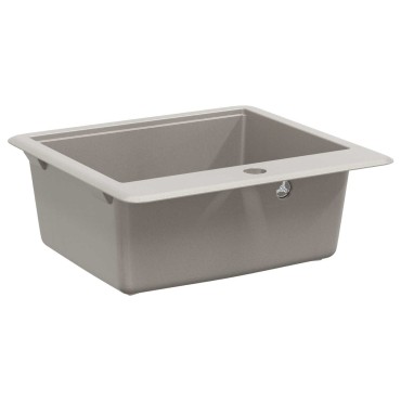 vidaXL Σιντρινο Γκρι 470 x 440 mm Γρανίτης
