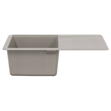 vidaXL Σιντρινο Γκρι 670 x 460 mm 80% Χαλαζίας και 20% Ρητίνη