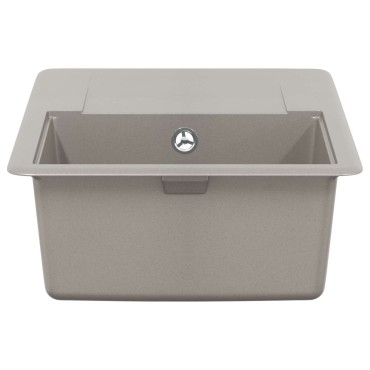 vidaXL Σιντρινο Γκρι 670 x 460 mm 80% Χαλαζίας και 20% Ρητίνη