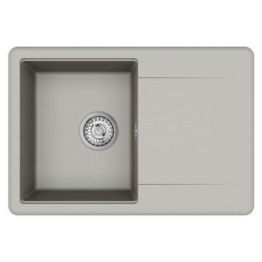 vidaXL Σιντρινο Γκρι 670 x 460 mm 80% Χαλαζίας και 20% Ρητίνη