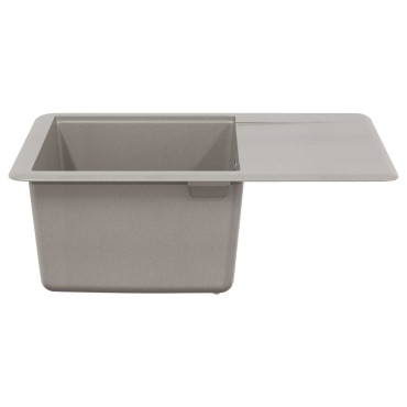 vidaXL Σιντρινο 80% Χαλαζίας και 20% Ρητίνη 560 x 460 mm Γκρι