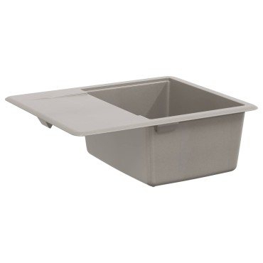 vidaXL Σιντρινο 80% Χαλαζίας και 20% Ρητίνη 560 x 460 mm Γκρι
