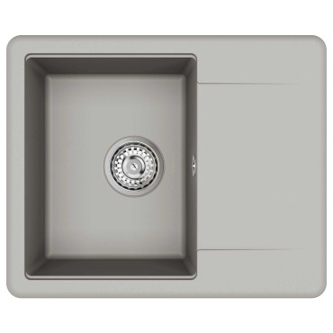 vidaXL Σιντρινο 80% Χαλαζίας και 20% Ρητίνη 560 x 460 mm Γκρι
