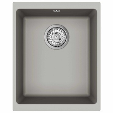 vidaXL Σιντρινο 80% Χαλαζίας και 20% Ρητίνη 370 x 460 mm Γκρι
