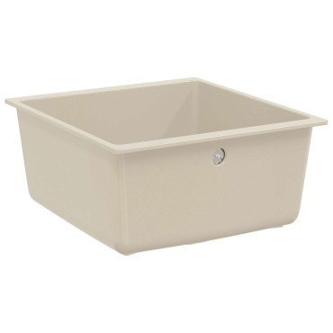 vidaXL Σιντρινο 80% Χαλαζίας και 20% Ρητίνη 430 x 460 mm Μπεζ