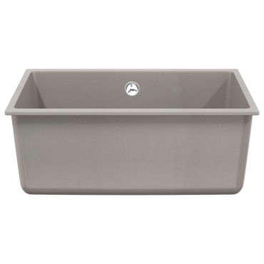vidaXL Σιντρινο Γκρι 530 x 460 mm 80% Χαλαζίας και 20% Ρητίνη