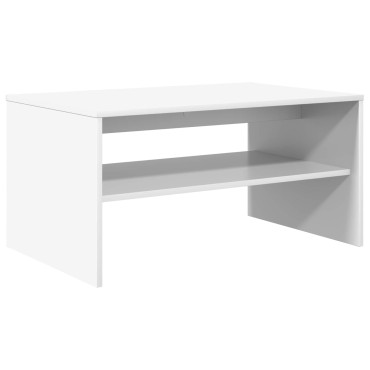 vidaXL Τραπεζάκι σαλονιού Λευκό 80x50x40cm Επεξεργασμένο Ξύλο 1 τεμ.