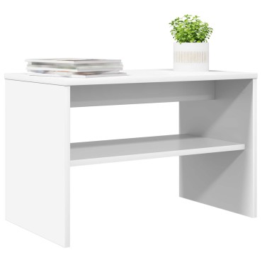 vidaXL Ντουλάπι TV 60x35x40cm Λευκό Επεξεργασμένο Ξύλο