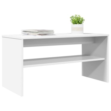 vidaXL Ντουλάπι TV 80x35x40cm Λευκό Επεξεργασμένο Ξύλο