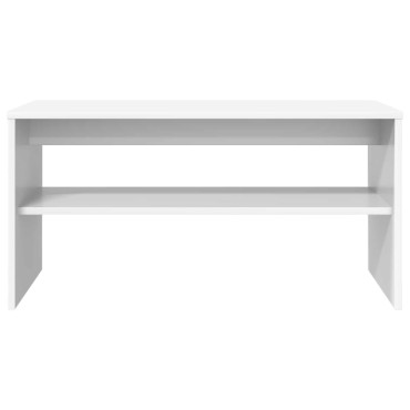 vidaXL Ντουλάπι TV 80x35x40cm Λευκό Επεξεργασμένο Ξύλο