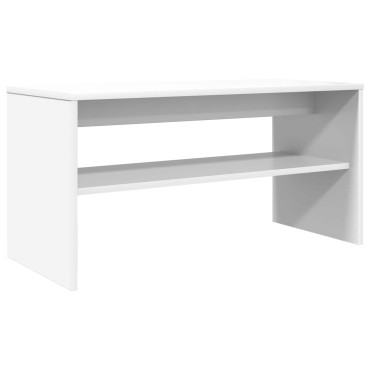 vidaXL Ντουλάπι TV 80x35x40cm Λευκό Επεξεργασμένο Ξύλο