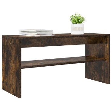 vidaXL Ντουλάπι TV 80x30x40cm Καπνιστό Δρύς Επεξεργασμένο Ξύλο