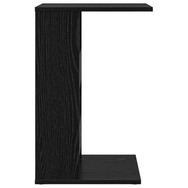 vidaXL Τραπεζάκι Πλευράς Μαύρη Οξυά 40x35x60,5 εκ 1 τεμ.