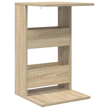 vidaXL Τραπεζάκι Πλευράς Δρύς Sonoma 40x35x60,5 εκ 1 τεμ.
