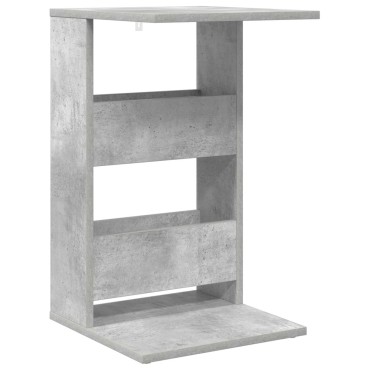 vidaXL Τραπεζάκι Πλευράς Σκυρόδεμα Γκρι 40x35x60,5 εκ 1 τεμ.