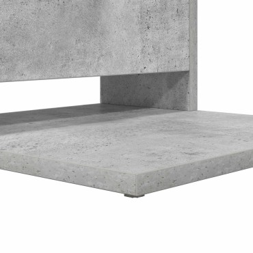 vidaXL Τραπεζάκι Πλευράς Σκυρόδεμα Γκρι 40x35x60,5 εκ 1 τεμ.