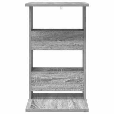 vidaXL Τραπεζάκι Πλευράς Γκρι Sonoma 40x35x60,5 εκ 1 τεμ.