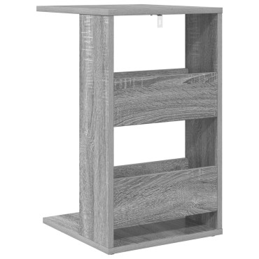 vidaXL Τραπεζάκι Πλευράς Γκρι Sonoma 40x35x60,5 εκ 1 τεμ.