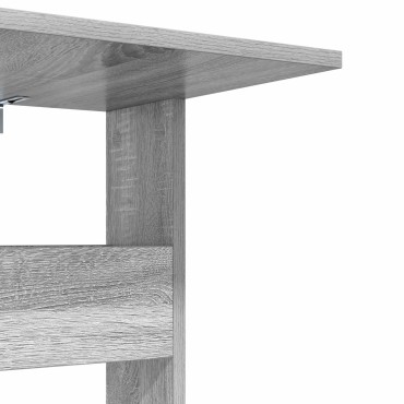 vidaXL Τραπεζάκι Πλευράς Γκρι Sonoma 40x35x60,5 εκ 1 τεμ.