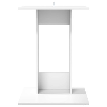 vidaXL Τραπεζάκι Πλευράς Λευκό 45x40x62,5cm Επεξεργασμένο Ξύλο 1 τεμ.