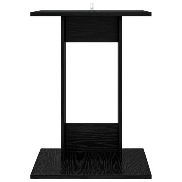 vidaXL Τραπεζάκι Πλευράς Μαύρη Οξυά 45x40x62,5cm 1 τεμ.