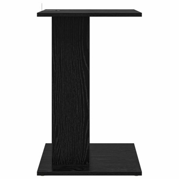 vidaXL Τραπεζάκι Πλευράς Μαύρη Οξυά 45x40x62,5cm 1 τεμ.