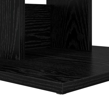 vidaXL Τραπεζάκι Πλευράς Μαύρη Οξυά 45x40x62,5cm 1 τεμ.