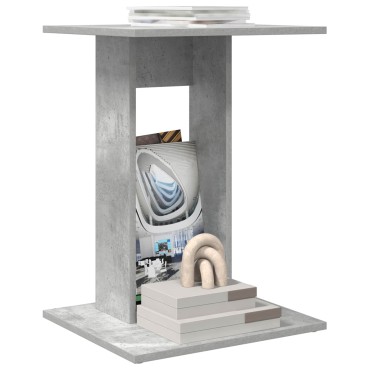vidaXL Τραπεζάκι Πλευράς Σκυρόδεμα Γκρι 45x40x62,5cm 1 τεμ.