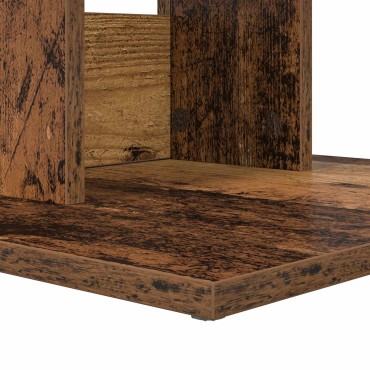 vidaXL Τραπεζάκι Πλευράς Παλιό ξύλο 45x40x62,5cm 1 τεμ.