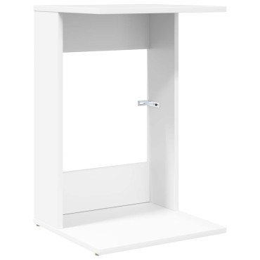 vidaXL Τραπεζάκι Πλευράς Λευκό 40x38x62,5cm Επεξεργασμένο Ξύλο 1 τεμ.