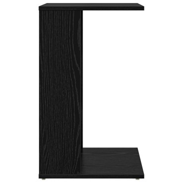 vidaXL Τραπεζάκι Πλευράς Μαύρη Οξυά 40x38x62,5 εκ 1 τεμ.