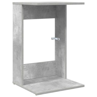 vidaXL Τραπεζάκι Πλευράς Σκυρόδεμα Γκρι 40x38x62,5 εκ 1 τεμ.