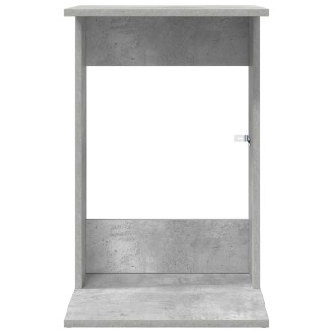 vidaXL Τραπεζάκι Πλευράς Σκυρόδεμα Γκρι 40x38x62,5 εκ 1 τεμ.