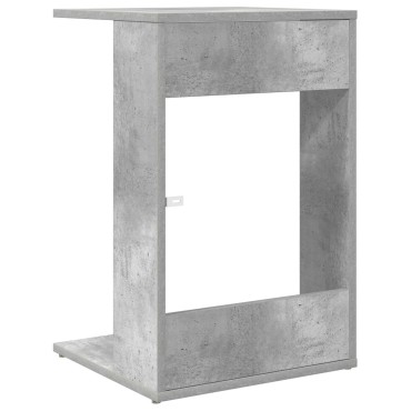 vidaXL Τραπεζάκι Πλευράς Σκυρόδεμα Γκρι 40x38x62,5 εκ 1 τεμ.
